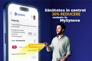 Sănătatea în control: 30% reducere exclusiv în MySynevo
